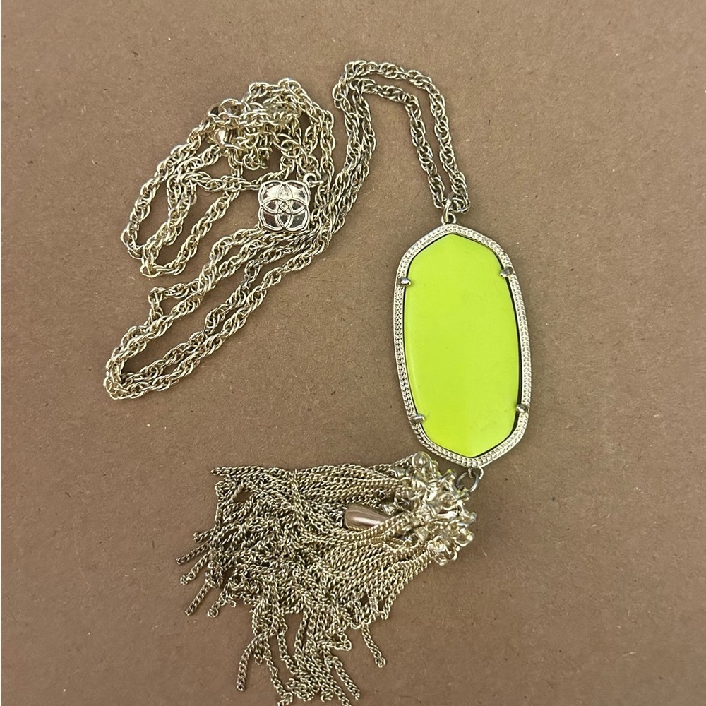 Kendra Scott Neon Yellow Rayne